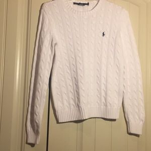 White  Ralph Lauren Sport Sweater